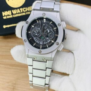 HB Classic Skeleton With Date Working (Silver Black)
