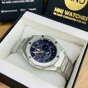 Diamond Cut | Date Adjustment | Silver Blue