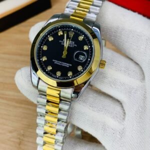 Semi Automatic Twelve Stone Date Working Model Regular (Two Tone Inner Black)