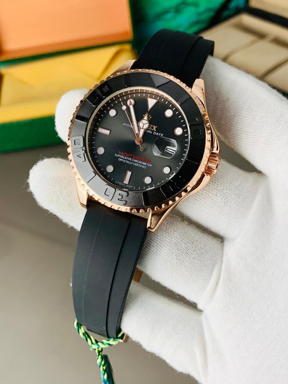 Ocean Master Men Watch | Rosegold